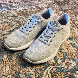 Men's Peter Millar Glide V3 Light Gray Slip-On Shoes Size 9